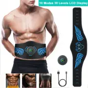 Electric EMS Muscle Stimulator Abdominal Trainer Device Fitness Massage Belt ABS