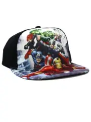Avengers Youth Size Adjustable Hat Marvel Comics Universe Iron Man Thor New