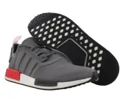Adidas Originals Nmd_R1 Mens Shoes Size 8, Color: Grey Four/Grey Four/Shock Red