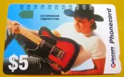 1993 TELECOM Mint (Un-used) Australian $5 Phonecard: LEE KERNAGHAN, Tamworth