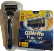 9 Gillette FUSION Proglide Manual Razor Blades Cartridges Shaver Fits Flexball