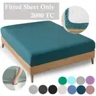 Fitted Sheet 2000TC Breathable Deep Pocket King/Queen/Double/K Single/Single