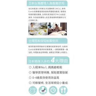 【Combi 康貝】Letto ST 電動安撫餐椅搖床-藍色巴黎｜卡多摩