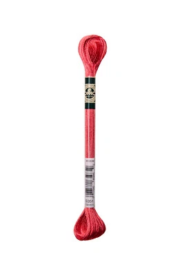 Box Of 6 Skeins Of Son to Embroider Satin DMC - Att 351 - Coral