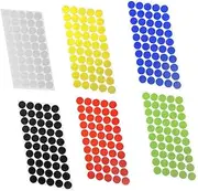 CORHAD Dots Stickers 20mm Self Adhesive Dots Assorted Colors 300 Pairs/600pcs