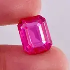 AAA+ 13.75 Ct Natural Rare Mogok Pink Ruby Emerald Cut Loose Gemstone Certified