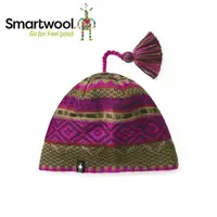 在飛比找松果購物優惠-美國 SmartWool 夢幻仙境小圓帽 《紫莓/綠》SW0