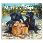 Pine Ridge 2025 Calendar Must Love Dogs Calender Fits Wall Frame
