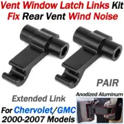 Wind Noise Fix For 2000 - 2007 Chevy/GMC Vent Window Latch, Link, Links Aluminum
