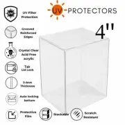 100 Pack Funko POP Protectors Cases Storage Clear Box Display 4" Vinyl Figures