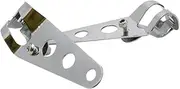 DONFAMDS 1 Pair Motorcycle Headlight Brackets Side Mounting Ears for Fork Tubes Durable Electroplated Design for Easy Installation and Use