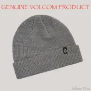 VOLCOM SHORE LEAVE HEATHER GREY KNITTED BEANIE CAP HAT BRAND NEW WITH TAGS