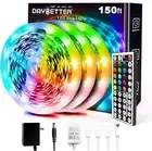 Led Strip Lights 150Ft, Color Changing Led Light Strip with Remote Control, RGB