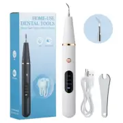 Electric Ultrasonic Dental Calculus Tooth Cleaner Scaler Plaque Remover Tool HJK