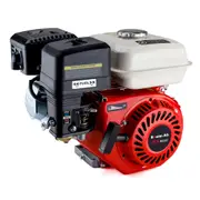 Baumr-AG 6.5HP Stationary Engine Petrol Motor 4-Stroke OHV Horizontal Shaft Recoil Start