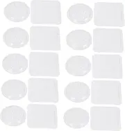 [TOVINANNA] 40pcs Eyelash Glue Table Lash Glue Tray Lash Glue Holder Eyelash Extensions Tray Eyelash Glue Delay Tools Lash Extensions Supplies Eyelash Grafting Glue Holder Eyelash Pads Plastic