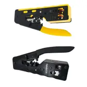 RJ45 Crimp Tool For End Pass Through Cutter Cat5/Cat6/Cat7 8P Plugs Connector
