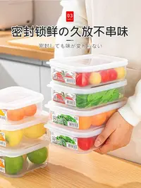在飛比找Yahoo!奇摩拍賣優惠-日本進口冰箱收納盒保鮮盒級專用廚房雞蛋儲物整理盒密封盒子