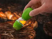 2-in-1 Silicone Basting Bottle Brush for Cooking, Baking & BBQ - 180ml