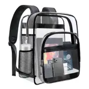 SDFGHG Clear Backpack,Sturdy Shape Heavy Duty Large Clear Backpack for Stadiu...
