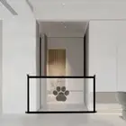 Breathable Dog Fence Isolation Gate Mesh Portable Pet Dog Fence Gate Stairs