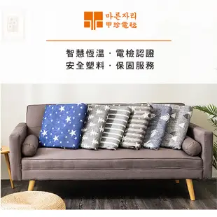 【韓國甲珍】七段恆溫變頻式電毯 電熱毯 KR3800J(韓國製) 單人雙人電熱毯 露營電毯 可水洗 花色隨機