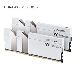 曜越 鋼影 TOUGHRAM 記憶體 DDR4 4000MHz 16GB (8GBx2)白色/R020D408GX2-4000C19A