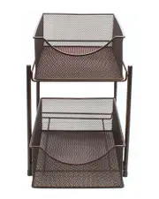 Sorbus 2 Tier Organizer Baskets with Drawers