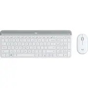 Logitech MK470 Keyboard & Mouse - USB Wireless RF - Keyboard/Keypad Color: Off White - USB Wireless RF - Optical - 1000 dpi - 3 Button - Scroll Wheel