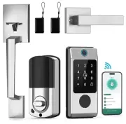 Miuedo WiFi Front Lock Sets - Keyless Entry Door Lock with Fingerprin