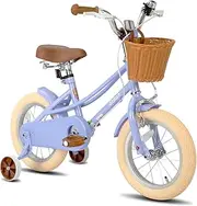 STITCH 12/14/16/20 inch Kids Bike for 3-11 years Girls, 12/14/16 Girls Bike with Training Wheels & Basket, 20 inch with kickstand