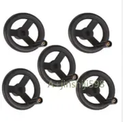 5Pc Bridgeport Milling Machine 116mm Feed Black Plastic CNC Mill Hand Wheel Part