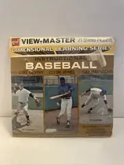 SEALED B953 Instructional Baseball NY Mets Cleon Jones View-Master Reels Packet