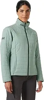 [Helly Hansen] Helly-Hansen Women's Standard Crew Insulator Jacket 2.0, 484 Eucalyptus