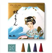 ASIAN ELEGANCE- CHO-CHO-SAN Assorted cones 36 cones Nippon Kodo Japanese Incense