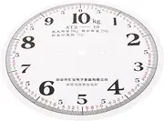 BRIGHTFUFU Mechanical Platform Scale Paper Accessory Spring Scale Parts Readability for Household and Industrial Use Compatible Replacement for Weighing Pan