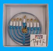 Demdaco Glass Fusion Pop Ins By Lori Siebert Menorah Hanukkah Chanukah