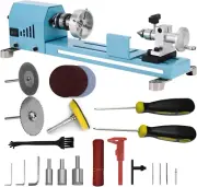 Mini Lathe Machine Multi-Purpose Lathe with Professional Tools Torno Para Madera