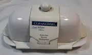 NEW CorningWare Just White Covered Butter Dish VINTAGE Stoneware
