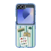 Galaxy Z Flip6 Impact Case Melbourne Stickers and Stripes