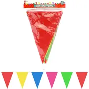 Bright Coloured Fabric Flag Banner (6.3m)