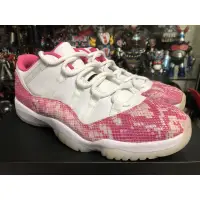 在飛比找蝦皮購物優惠-Nike air Jordan 11代 low 粉蛇 女段 