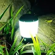 Camping Lantern Rechargeable, 2000mAh LED Camping Lantern Tent Light 6 Lighting Modes, Waterproof IP65 Portable Camping Lamp for Camping, Outdoor Hiking, Power Outages