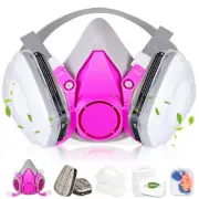Respirator Mask with Filters, Gas Masks Survival Nuclear and Chemical - Reusa...
