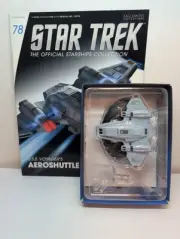 Eaglemoss Star Trek Starships #78 USS Voyager's Aeroshuttle with Magazine