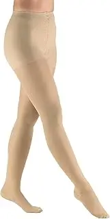 Truform Medical Compression Stockings for Men and Women, Knee High Closed Toe (20-30 mmHg) Nude, Large