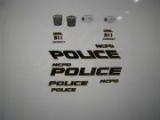 New Castle Indiana Police Car Decals 1:64 two for one money