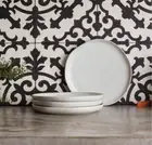 Sour Cream Stoneware Salad Plates - Set of 4 Hearth and Hand Magnolia