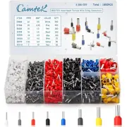 1800Pcs Wire Ferrules Kit, AWG 22-7 Ferrule Crimping Kit Terminal Connector Wire