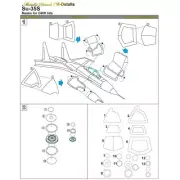 Sukhoi Su-35S Painting Masks 1:48 (for Great Wall Hobby) For Models Aircraft Kit